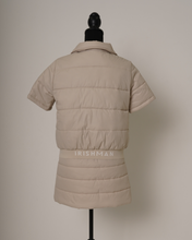 画像をギャラリービューアに読み込む, 【W-IR】 2way half sleeve puffer jacket / 半袖中綿ダウンジャケット(LADIES)