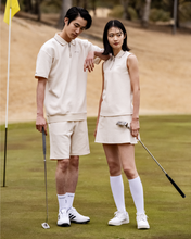 画像をギャラリービューアに読み込む, 【W-IR】classic jacquard sleeveless polo shirt / クラシックジャガードノースリーブポロシャツ(LADIES)