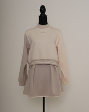 画像をギャラリービューアに読み込む, piping tuck flare skirt / パイピングタックフレアスカート(LADIES)
