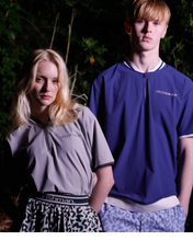 画像をギャラリービューアに読み込む, 【AURORA REFLECT】signature logo half zip mock neck pullover / 光るハーフジップモックネックプルオーバー(UNISEX)