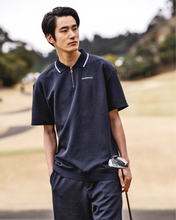 画像をギャラリービューアに読み込む, 【W-IR】classic jacquard polo shirt / クラシックジャガードポロシャツ(MENS)