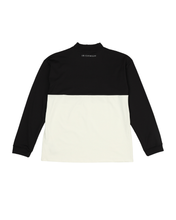 画像をギャラリービューアに読み込む, bi-color emboss mock neck pullover / バイカラーエンボスモックネックプルオーバー(MENS)