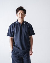 画像をギャラリービューアに読み込む, 【W-IR】classic jacquard polo shirt / クラシックジャガードポロシャツ(MENS)