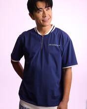 画像をギャラリービューアに読み込む, 【AURORA REFLECT】signature logo half zip mock neck pullover / 光るハーフジップモックネックプルオーバー(UNISEX)