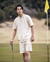 画像をギャラリービューアに読み込む, 【W-IR】classic jacquard polo shirt / クラシックジャガードポロシャツ(MENS)