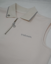 画像をギャラリービューアに読み込む, 【W-IR】classic jacquard sleeveless polo shirt / クラシックジャガードノースリーブポロシャツ(LADIES)