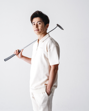 画像をギャラリービューアに読み込む, 【W-IR】classic jacquard polo shirt / クラシックジャガードポロシャツ(MENS)