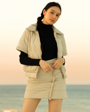 画像をギャラリービューアに読み込む, 【W-IR】 2way half sleeve puffer jacket / 半袖中綿ダウンジャケット(LADIES)