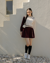 画像をギャラリービューアに読み込む, piping tuck flare skirt / パイピングタックフレアスカート(LADIES)