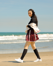 画像をギャラリービューアに読み込む, piping tuck flare skirt / パイピングタックフレアスカート(LADIES)