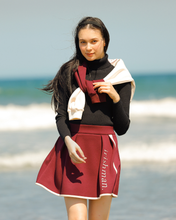 画像をギャラリービューアに読み込む, piping tuck flare skirt / パイピングタックフレアスカート(LADIES)