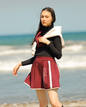 画像をギャラリービューアに読み込む, piping tuck flare skirt / パイピングタックフレアスカート(LADIES)