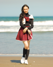 画像をギャラリービューアに読み込む, piping tuck flare skirt / パイピングタックフレアスカート(LADIES)