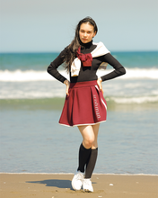 画像をギャラリービューアに読み込む, piping tuck flare skirt / パイピングタックフレアスカート(LADIES)