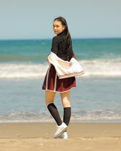 画像をギャラリービューアに読み込む, piping tuck flare skirt / パイピングタックフレアスカート(LADIES)