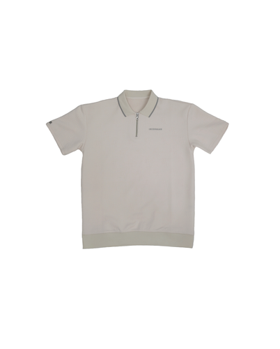【W-IR】classic jacquard polo shirt / クラシックジャガードポロシャツ（MENS）