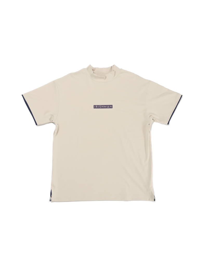 【AURORA REFLECT】signature logo mock neck pullover  / 光るモックネックプルオーバー（UNISEX）