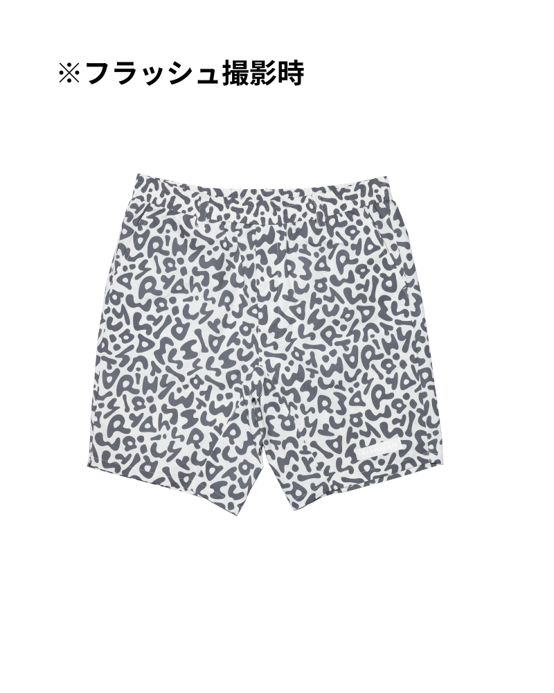 REFLECT】signature logo half pants / 光る防水ハーフパンツ(MENS REFLECT】signature logo half pants / 光る防水ハーフパンツ(MENS