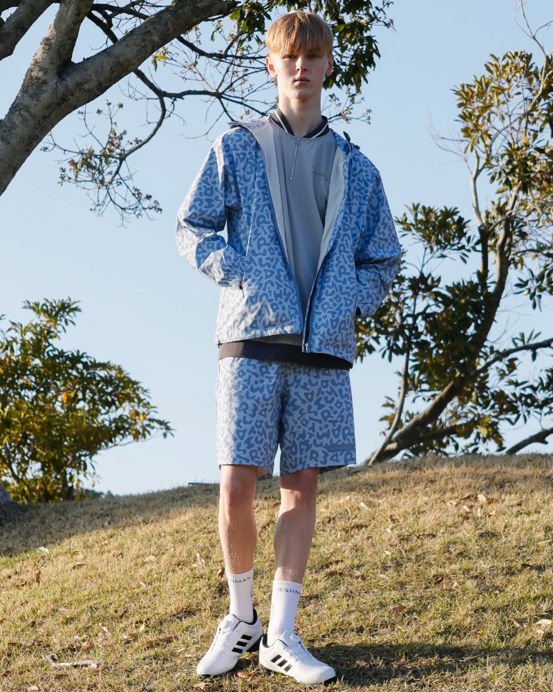 REFLECT】signature logo half pants / 光る防水ハーフパンツ(MENS REFLECT】signature logo half pants / 光る防水ハーフパンツ(MENS