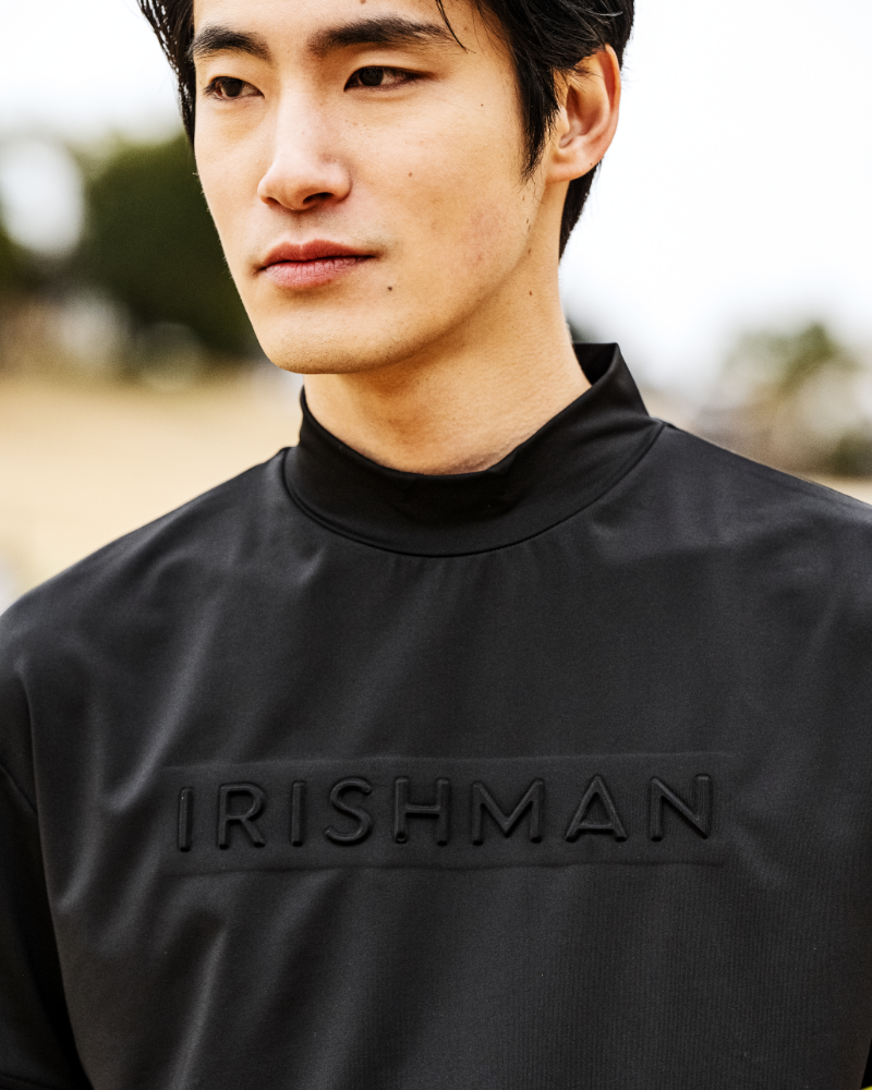 ∞ emboss mock neck pullover / ∞ エンボスモックネックプル ∞ emboss mock neck pullover / ∞ エンボスモックネックプル