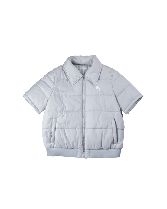 【W-IR】 2way half sleeve puffer jacket / 半袖中綿ダウンジャケット（LADIES）