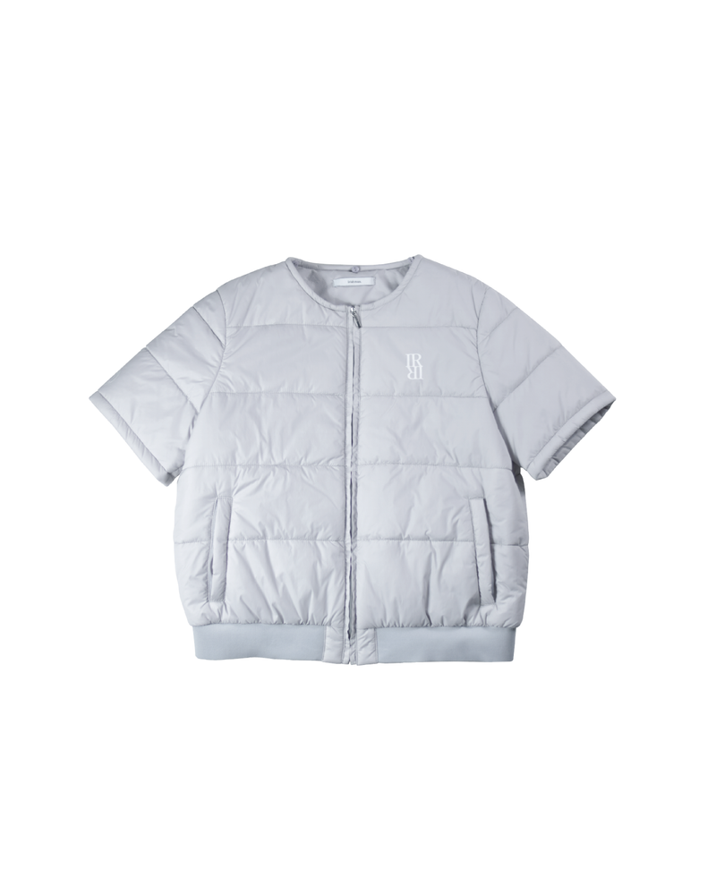 W-IR】 2way half sleeve puffer jacket / 半袖中綿ダウンジャケット 