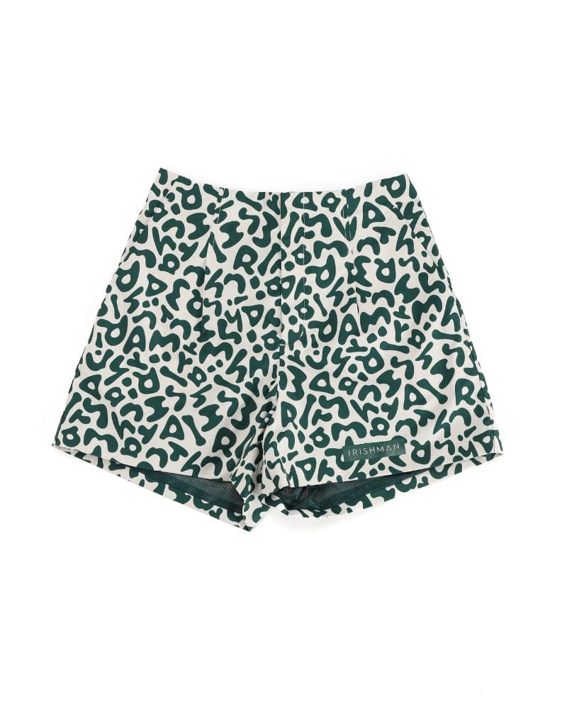 irishman サイドフレアクラシックジャガードスカート　Sサイズ　ネイビー W-IR】side flare classic jacquard skirt / サイドフレア