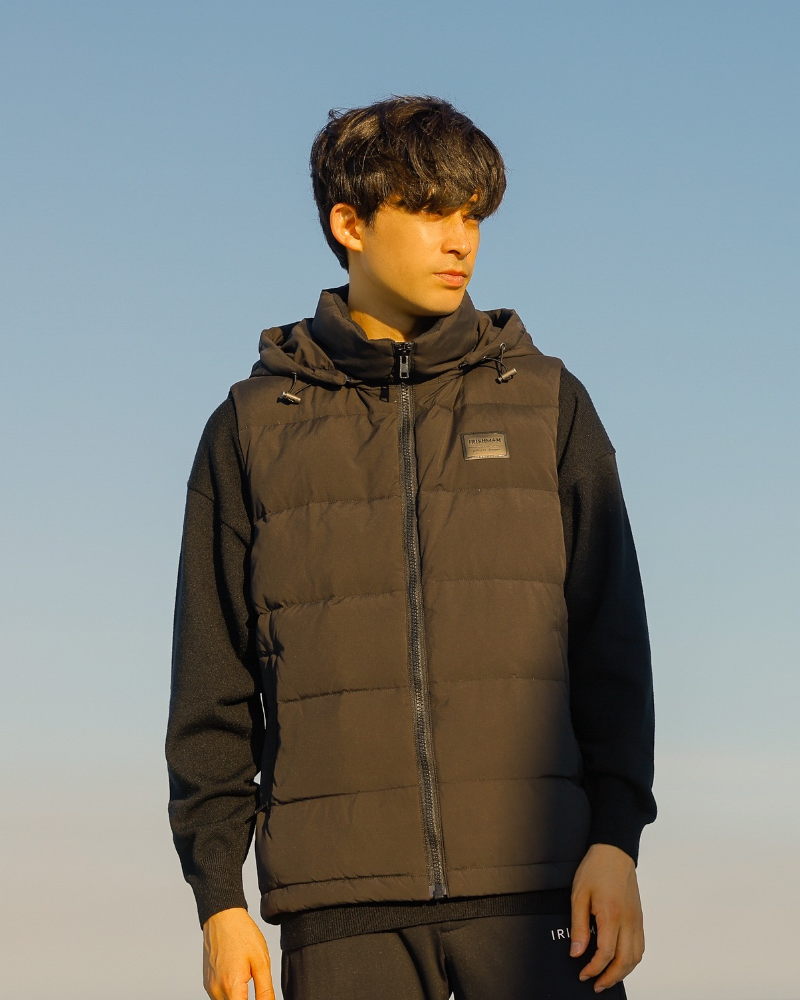 2way Black Out down vest / ダウンベスト(MENS) – irishman.jp 2way Black Out down vest / ダウンベスト(MENS) – irishman.jp