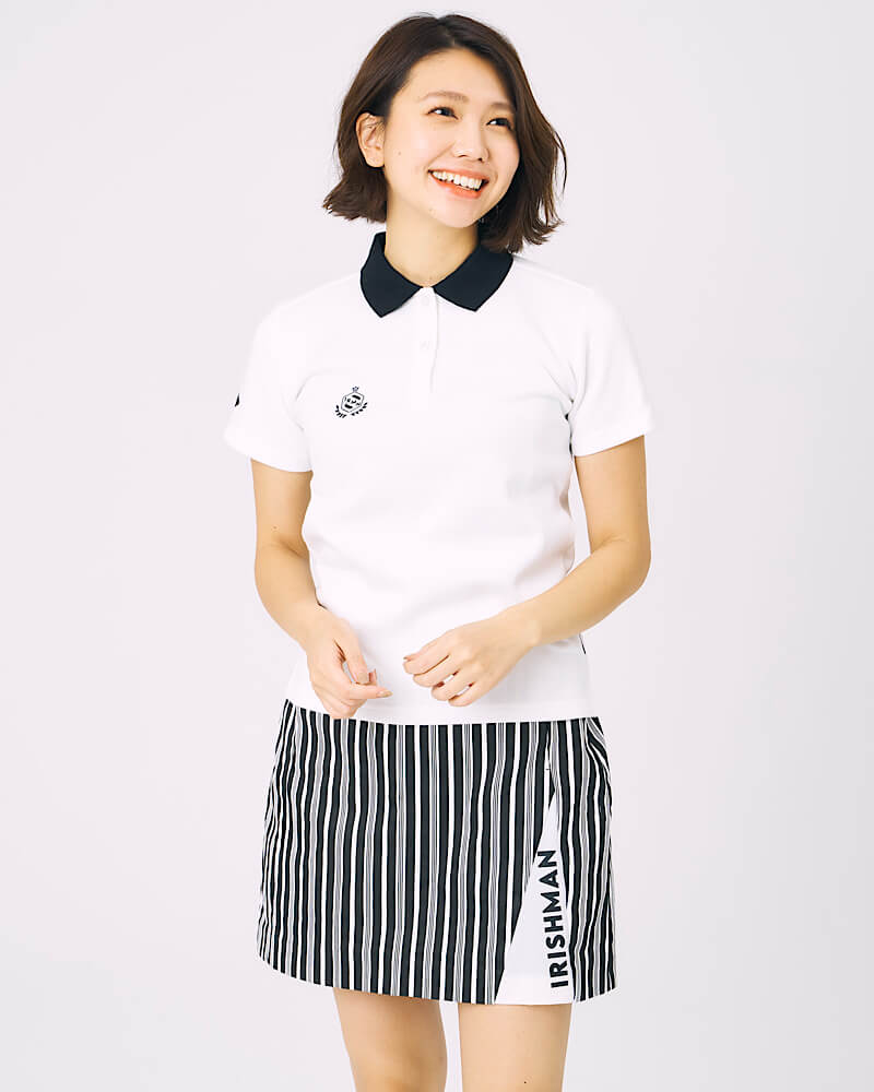 WAAC WOMENS EUROJERSEYパンチング 半袖ポロシャツ ゴルフ ポロシャツ